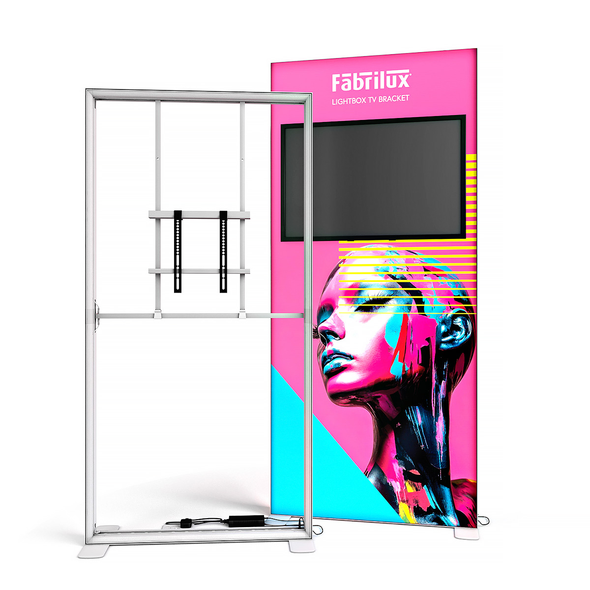 Turn Your LED Lightbox Into a Digital Display With a TV Mount
